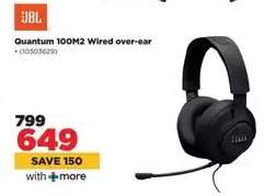 JBL Quantum 100M2 Wired over-ear