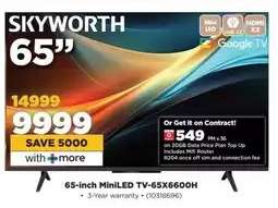 Skyworth 65-inch MiniLED TV-65X6600H