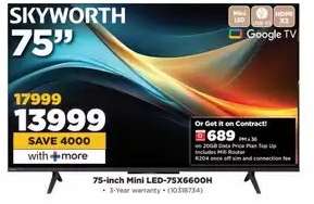 SKYWORTH 75"