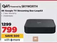 4K Google TV Streaming Box-LeapS3