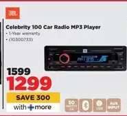 JBL Celebrity 100 Car Radio MP3 Player