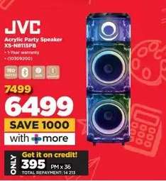 JVC Acrylic Party Speaker XS-NB115PB