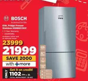 Bosch 619L Fridge Freezer Stainless KGN86CI30Z