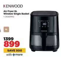 KENWOOD Air Fryer 6L Window Single Basket