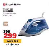Russell Hobbs Steam Iron RHI2010BL