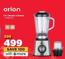 orion 3 in 1 Blender & Grinder