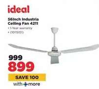 56Inch Industria Ceiling Fan 4211