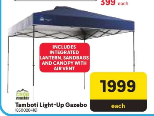 Tamboti Light-Up Gazebo