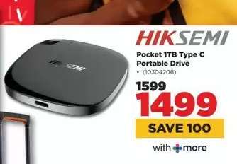 HIKSEMI Pocket 1TB Type C Portable Drive