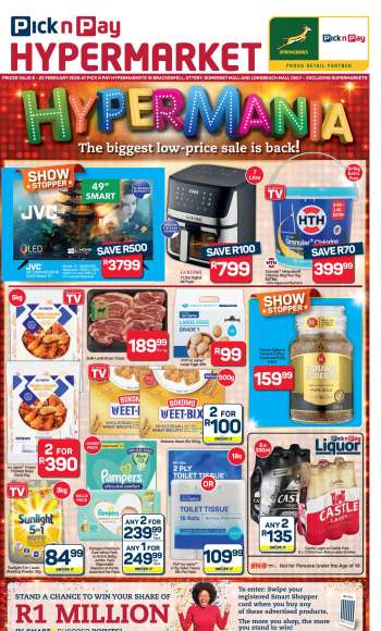 Pick n Pay catalogue  - 06/02/2026 - 22/02/2026.