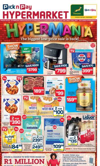 Pick n Pay catalogue  - 06/02/2026 - 22/02/2026.