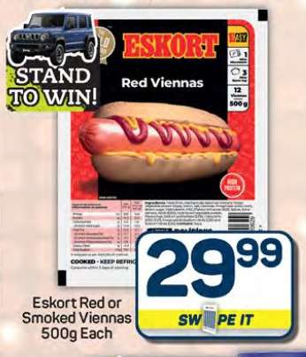 Eskort Red or Smoked Viennas