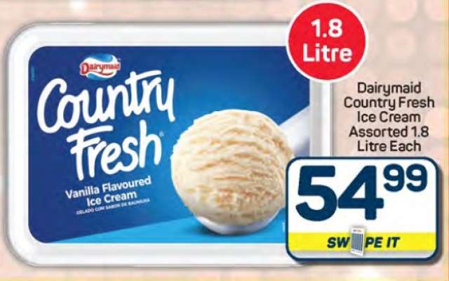 Dairymaid Country Fresh Ice Cream