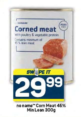no name™ Corn Meat 45% Min Lean 300g