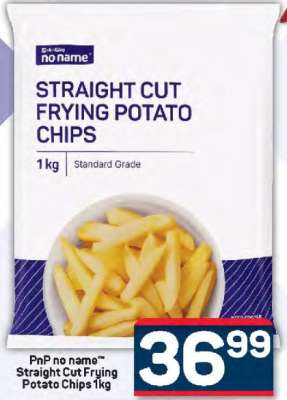 PnP no name™ Straight Cut Frying Potato Chips 1kg