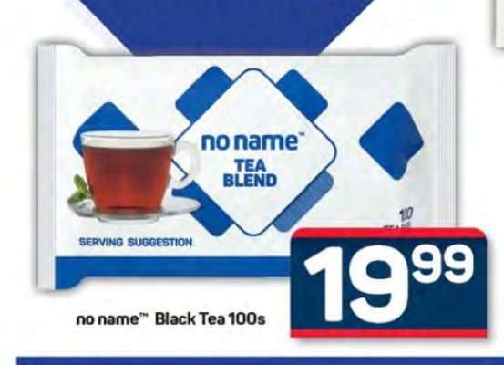 no name™ Black Tea 100s