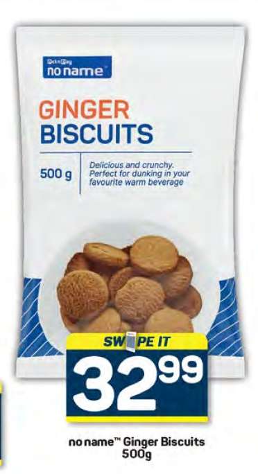 no name™ Ginger Biscuits 500g