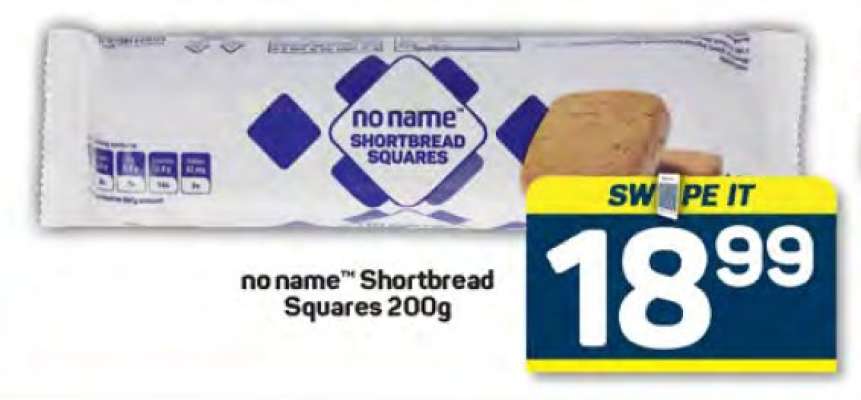 no name™ Shortbread Squares 200g
