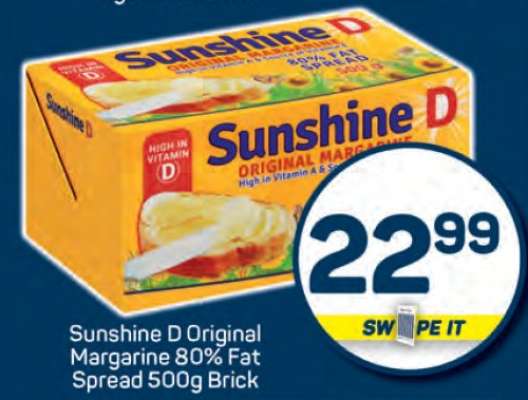 SUNSHINE D Original Margarine
