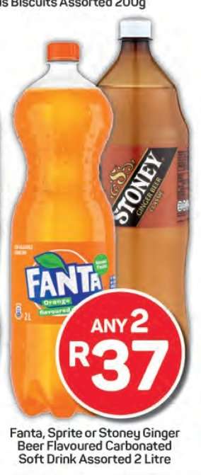 Fanta, Sprite or Stoney Ginger Beer
