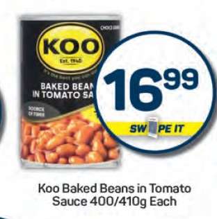 Koo Baked Beans in Tomato Sauce