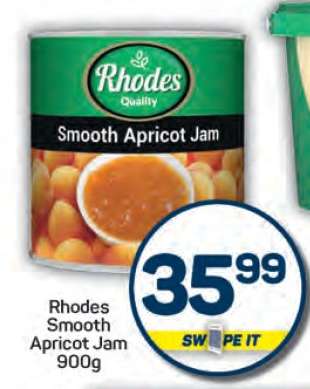 Rhodes Smooth Apricot Jam