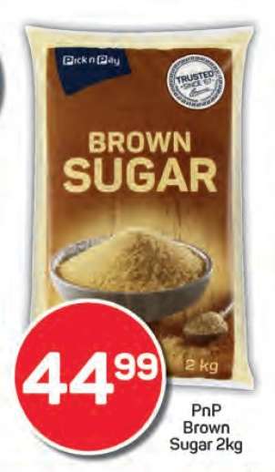 PnP Brown Sugar 2kg