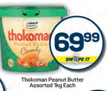 Thokoman Peanut Butter Assorted 1kg Each