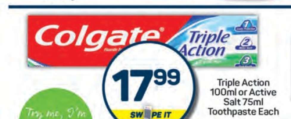 Colgate Triple Action Toothpaste