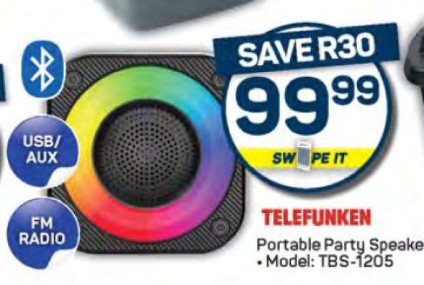 Telefunken Portable Party Speaker