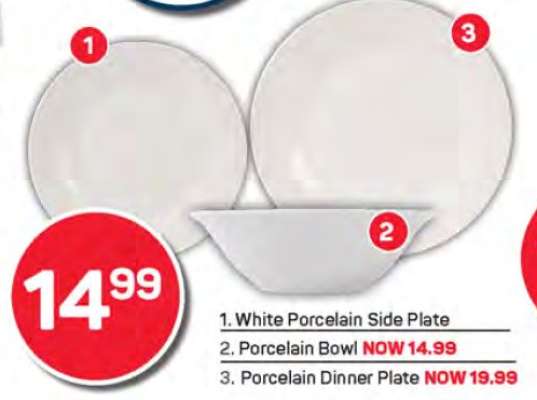 White Porcelain Side Plate