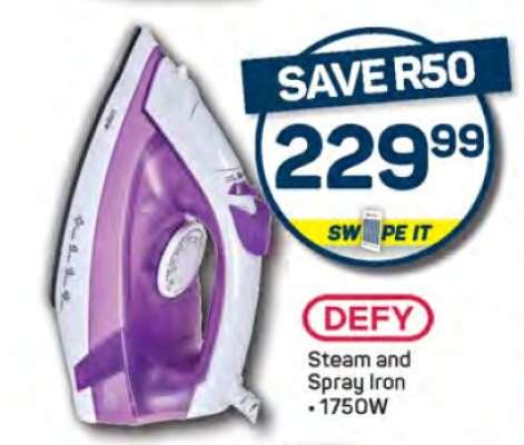 DEFY Steam and Spray Iron