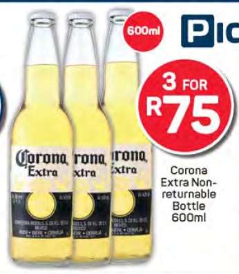 Corona Extra Non-returnable Bottle 600ml