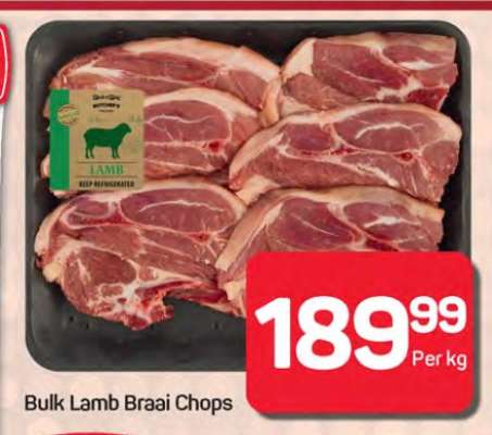 Bulk Lamb Braai Chops