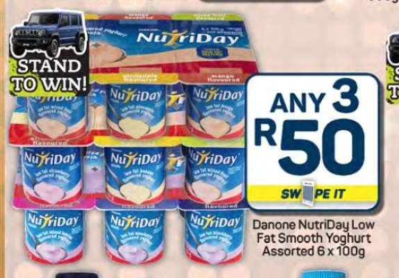 Danone NutriDay Low Fat Smooth Yoghurt