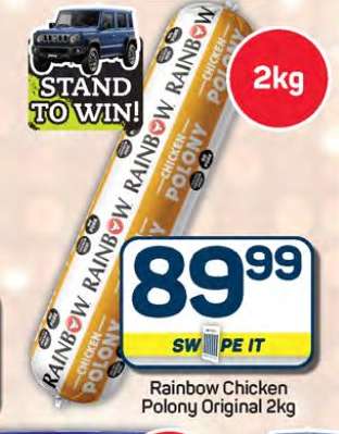 Rainbow Chicken Polony Original 2kg