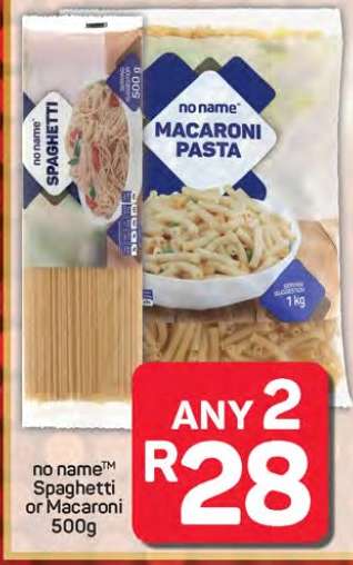 no name Spaghetti or Macaroni