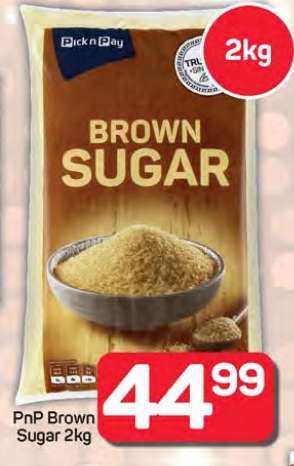PnP Brown Sugar 2kg
