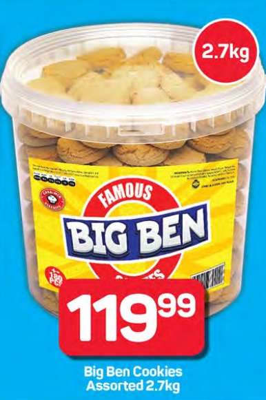 Big Ben Cookies Assorted 2.7kg