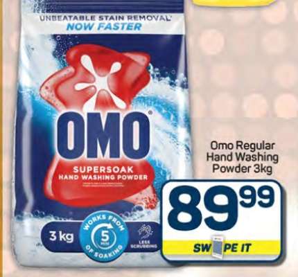 Omo Regular Hand Washing Powder 3kg