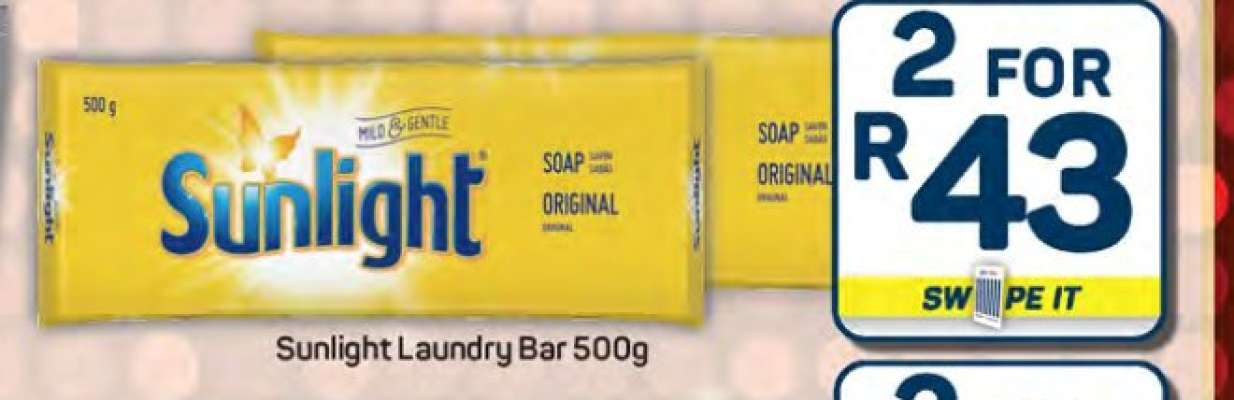 Sunlight Laundry Bar 500g