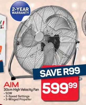 AIM 30cm High Velocity Fan