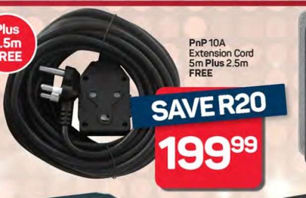 PnP 10A Extension Cord