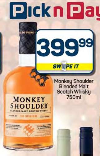 Monkey Shoulder Blended Malt Scotch Whisky