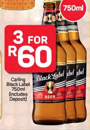 Carling Black Label 750ml