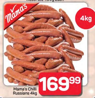 Mama's Chilli Russians 4kg
