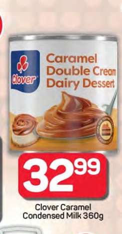 Clover Caramel Condensed Milk 360g