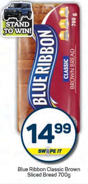 Blue Ribbon Classic
Brown Sliced Bread
700g
