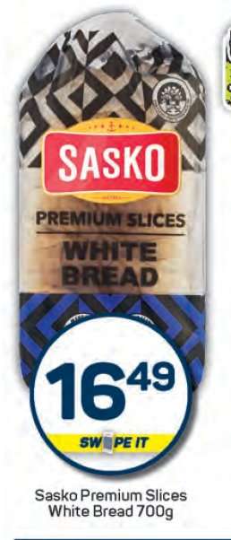 Sasko Premium Slices White Bread 700g