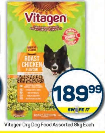 Vitagen Dry Dog Food Assorted 8kg Each